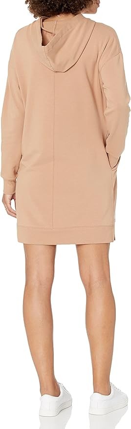 The Drop Women's Iona Long-Sleeve Hooded Mini Sweatshirt Dress